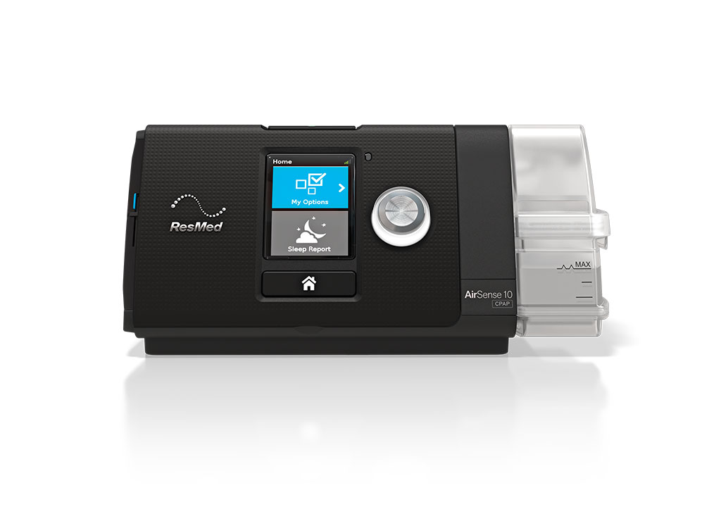 front view of the airsense 10 cpap machine