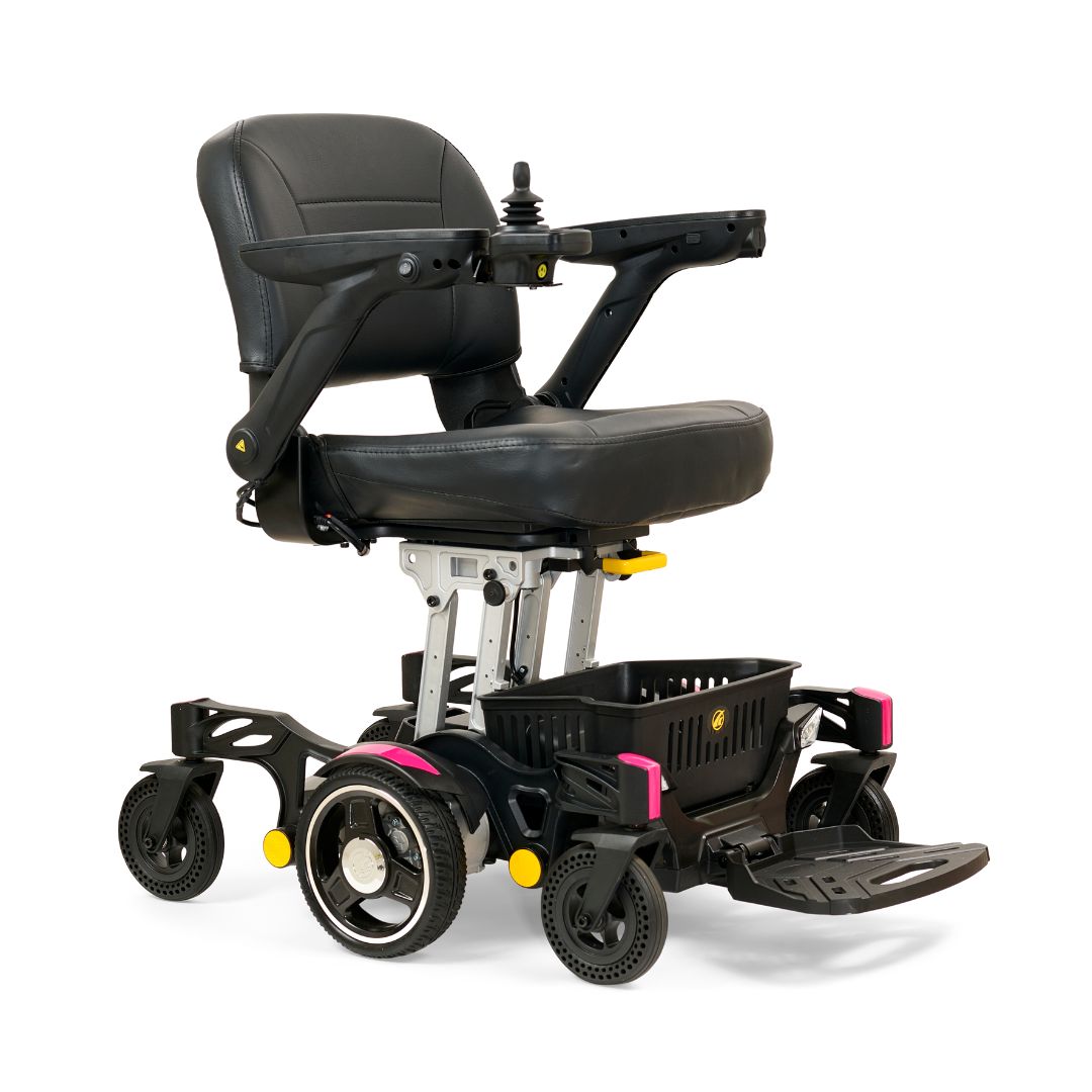 Golden Carryon Power wheelchair in pink