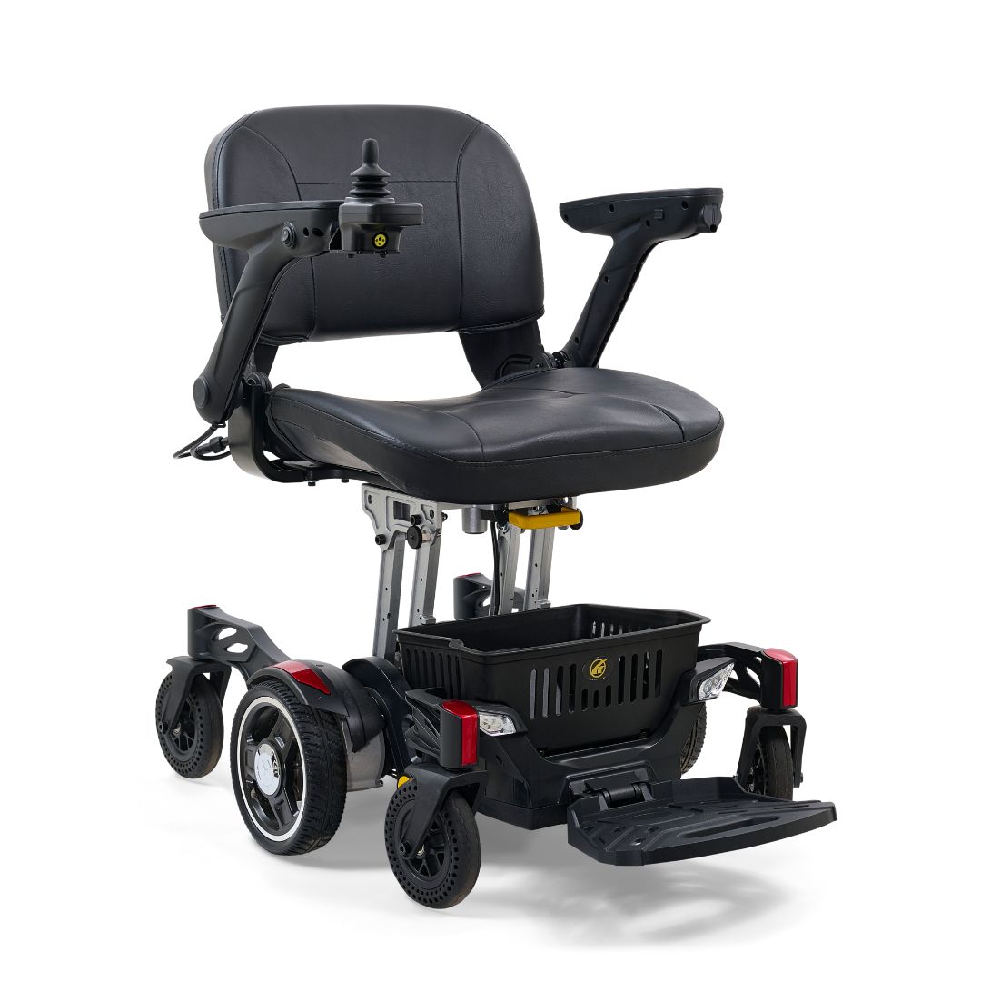 Golden Carryon Power wheelchair in red