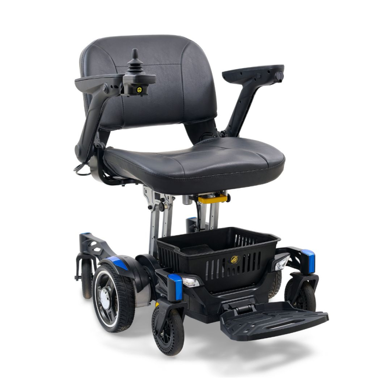 Golden Carryon Power wheelchair angle view