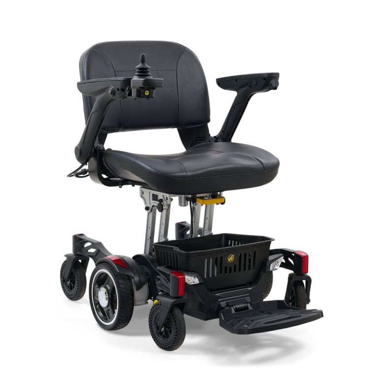 Golden Carryon Power wheelchair in red