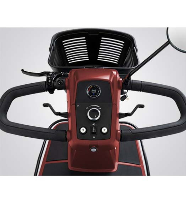 pride maxima 3 wheel scooter controls