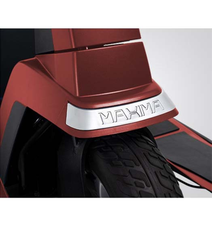 pride maxima 3 wheel scooter badge