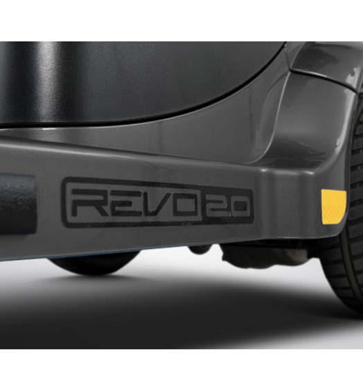 close up of revo 2 4 wheel scooter side