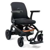 golden ally power chair in black angled view thumbnail